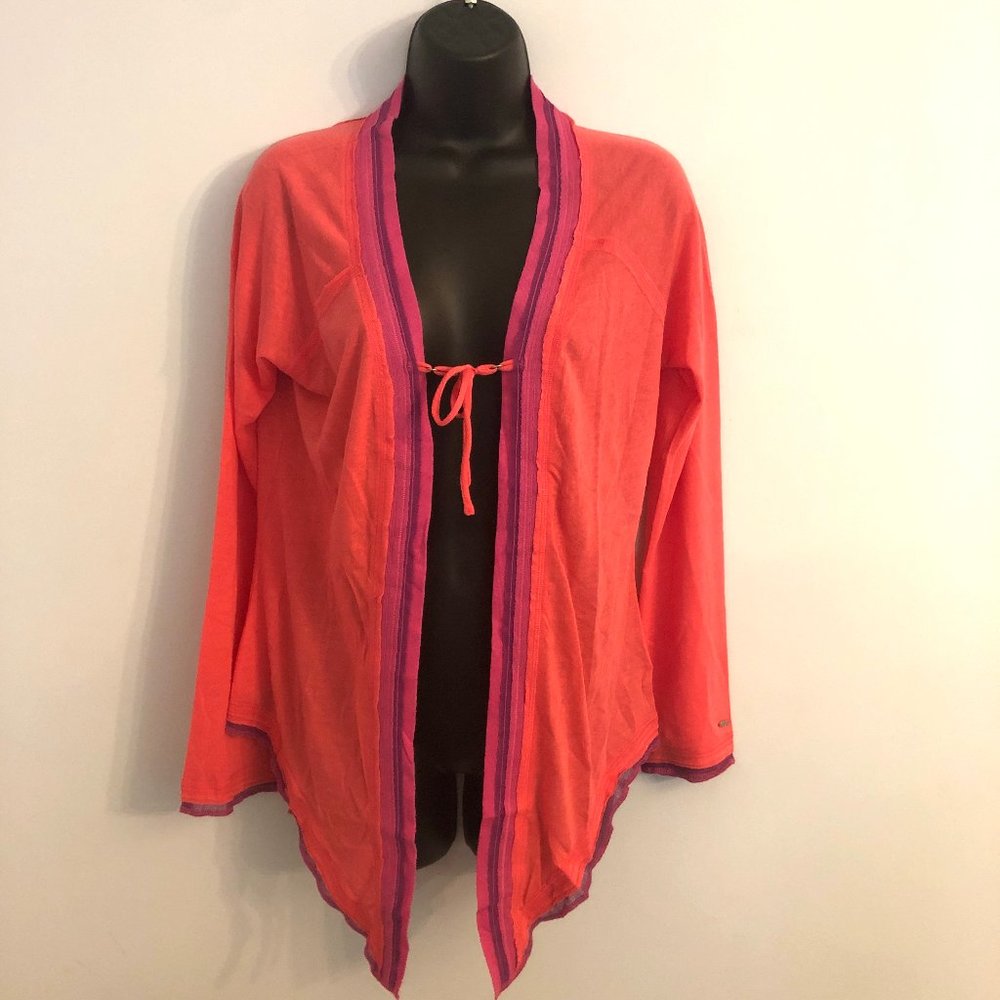 Alo Yoga Layered Wrap Top in Desert Pink